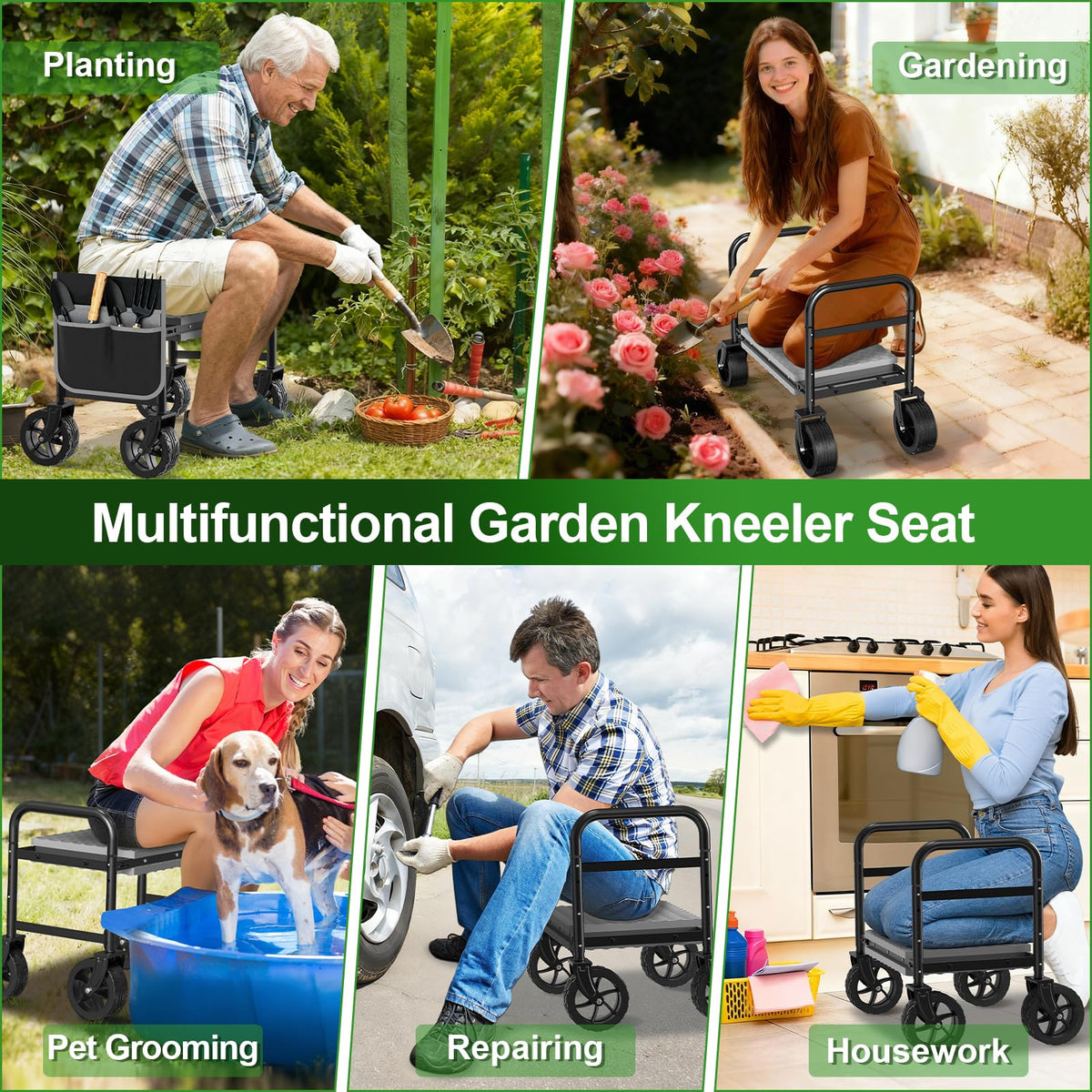 NIUXX multi-function garden tool supports gardening, painting, cleaning, and more.