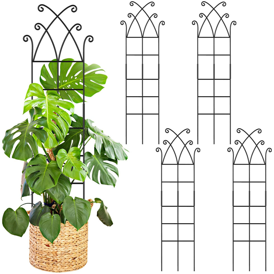 Niuyhe 338in trellis set assembled supports tall ivy and climbers indoors or outdoors.