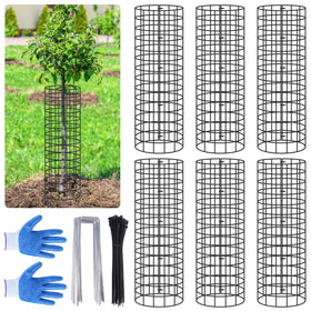 Niuyhe 6Pcs tree trunk protector 16.5 inch guards shield saplings from gnawing