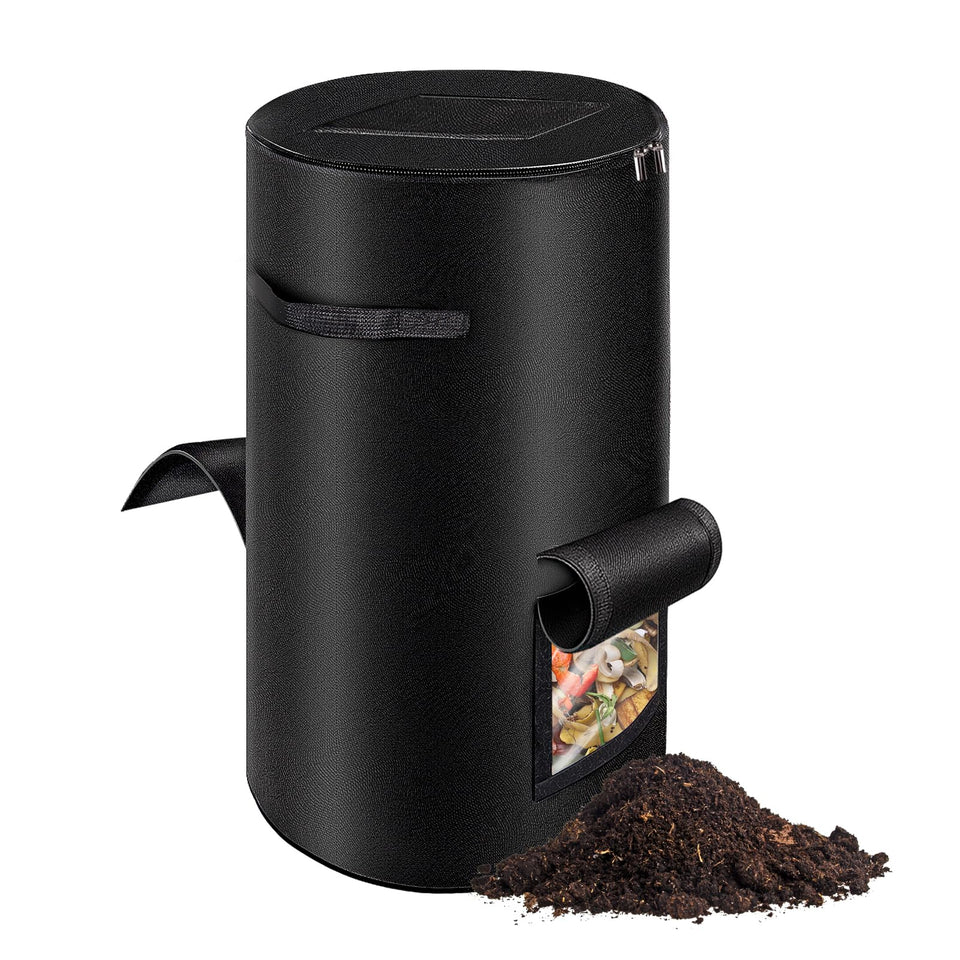 Niuyhe compost bag with observation window for easy monitoring during composting.