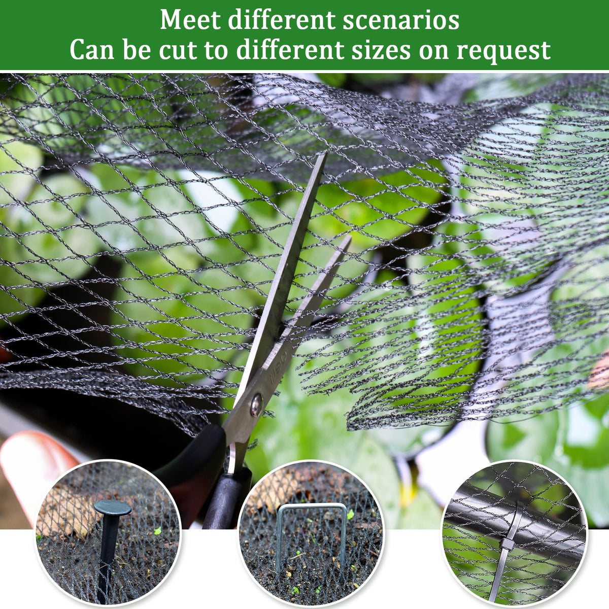 Niuyhe strawberry netting keeps berries safe during harvest.