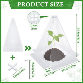 Niuyhe ground stakes securing cloches for stable placement