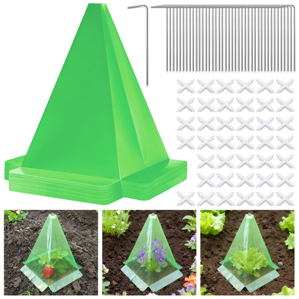 Niuyhe plant cloche foldable green shell for easy setup and storage.