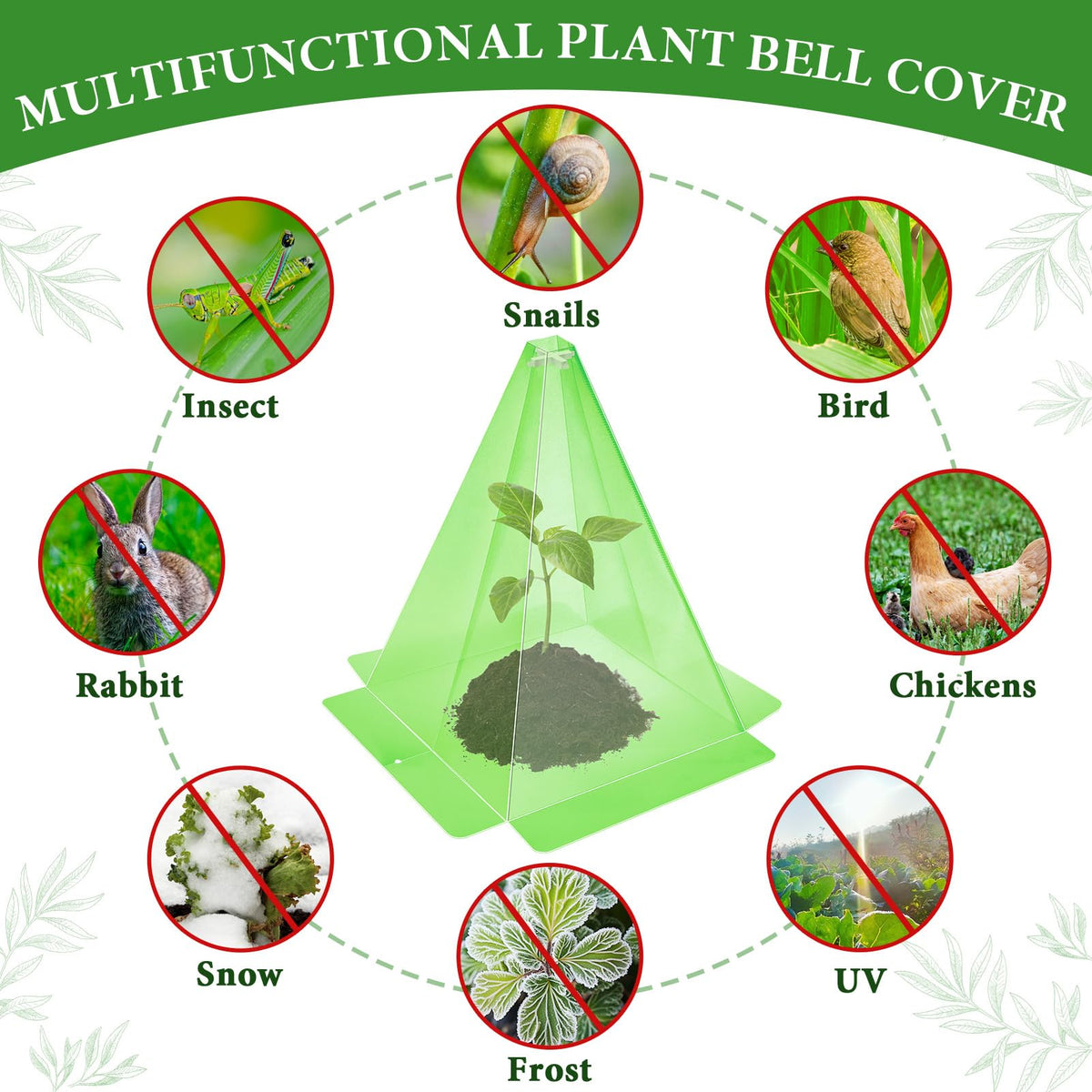 Niuyhe plant cloche reusable PP material saves money over time.