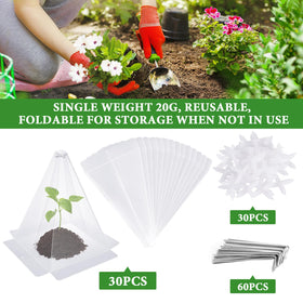 Niuyhe transplant care cloche application for new plantings