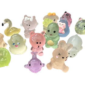Nixegym mystery bag resin animals for DIY crafts and party favors.