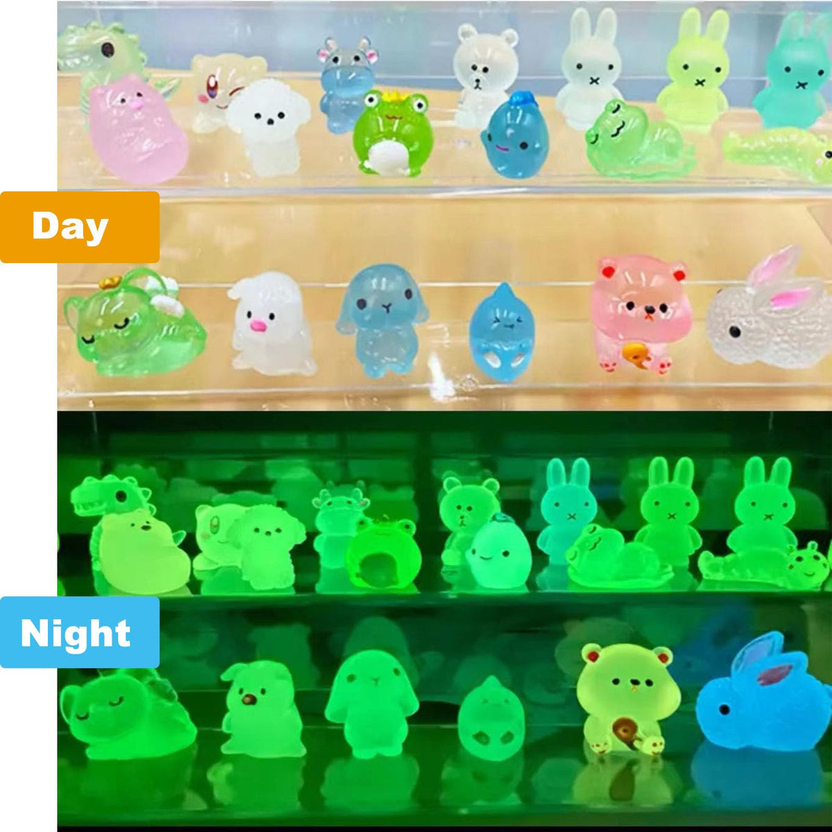 Nixegym resin animals terrarium decor for playful miniature scenes.