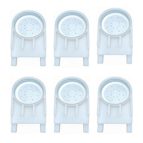 NIZEFEI 6-pack plastic bee feeders at hive entrance offer convenient feeding for sugar syrup