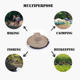 NIZEFEI hat uses durable cotton and linen for long-lasting field wear.