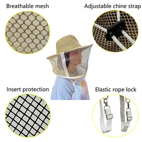 NIZEFEI hat features fixed cord for secure fit in windy conditions