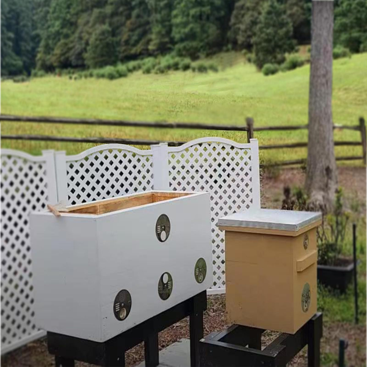 NIZEFEI entrance disc installs easily with screws and nails
