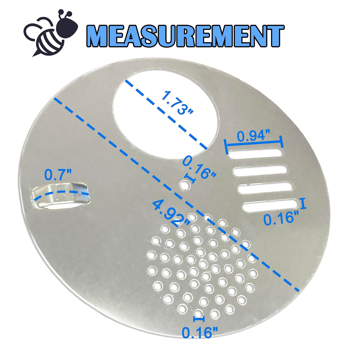 NIZEFEI Entrance Disc installation with center screw ready to mount