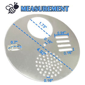 NIZEFEI Entrance Disc installation with center screw ready to mount