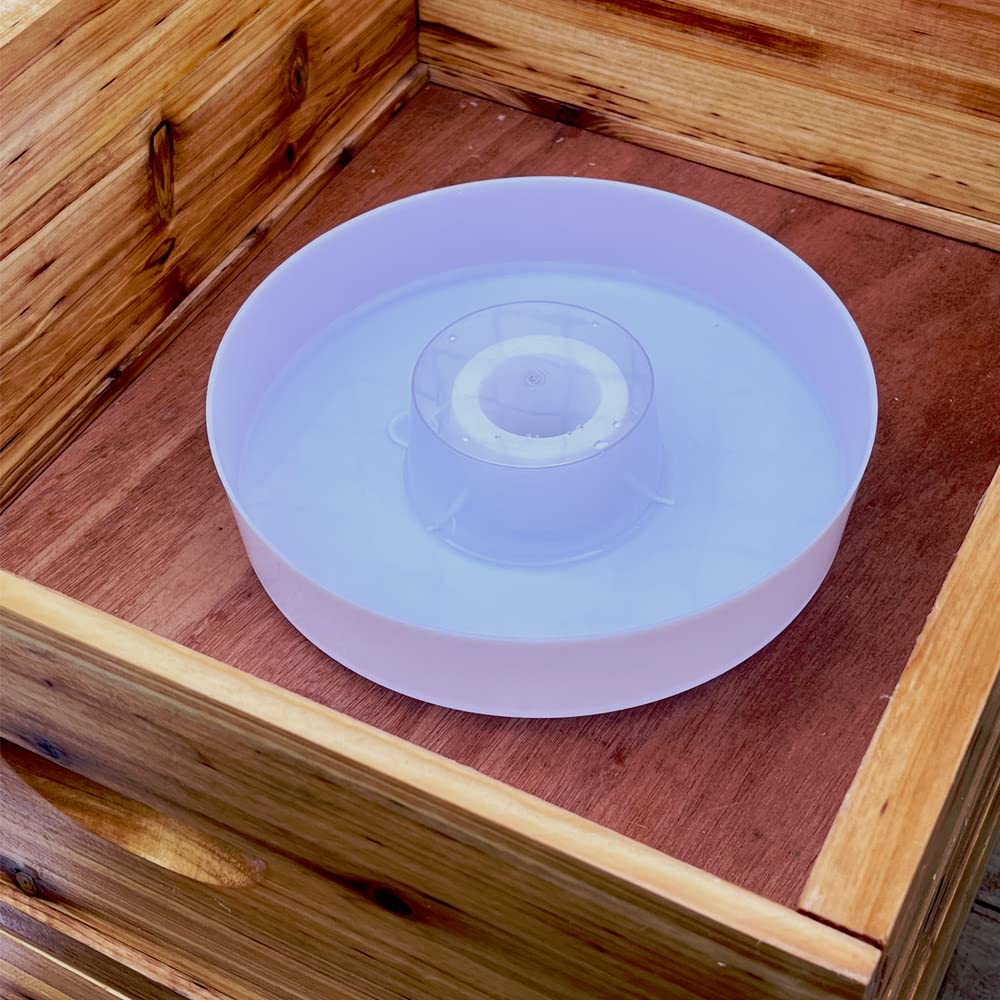 NIZEFEI extended-entrance feeder guides quick bee entry during feeding