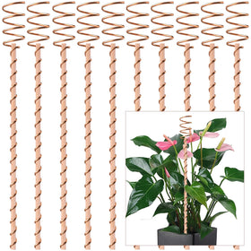 NizHome 10-pack electroculture plant stakes ready for garden use, promoting vitality.