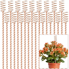 NizHome electroculture antenna 17in in soil enhances energy for thriving plants.