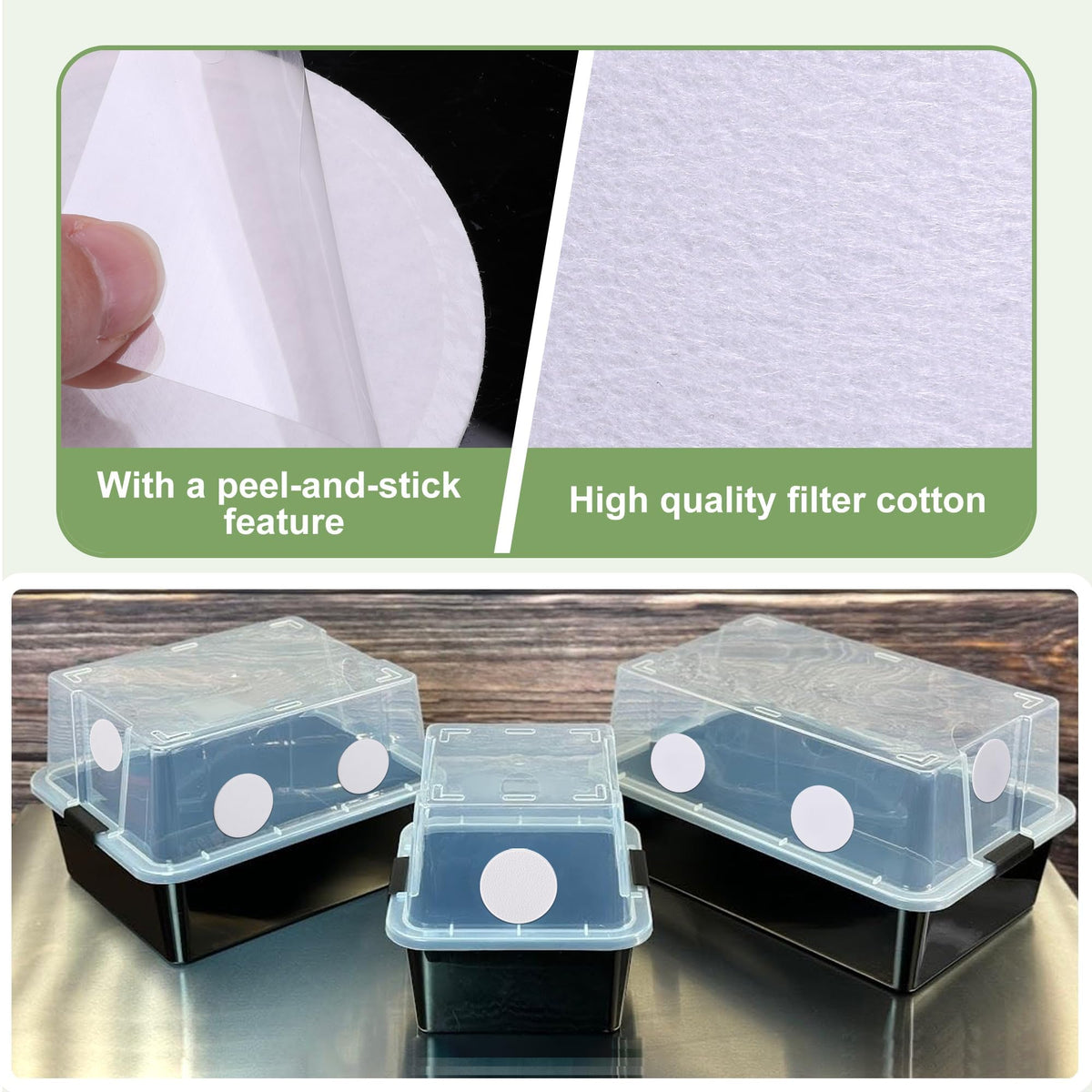 Nkiy Quen easy install filter disks save time during monotub setup