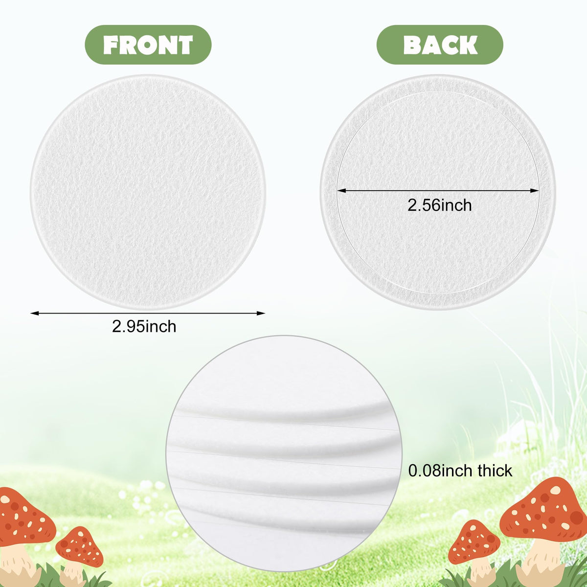 Nkiy Quen 2mm thick filter pad enhances humidity while filtering debris