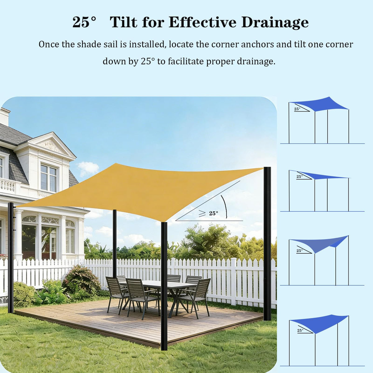 NlkeWbly gusset-bottom support enhances base strength for long-lasting outdoor use.