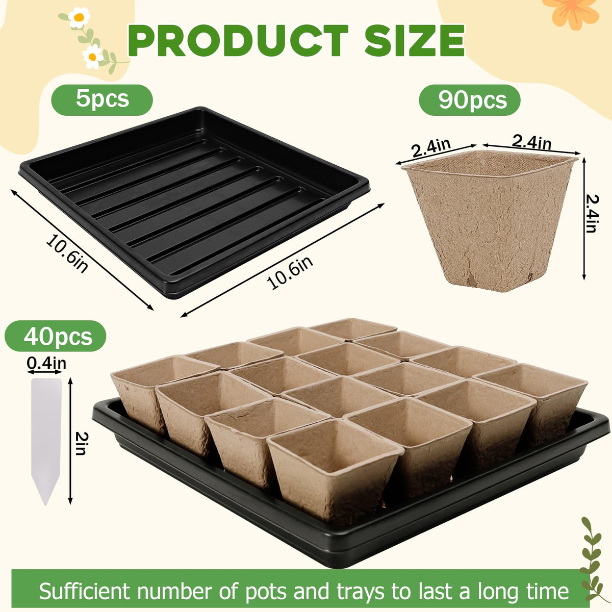 NNG germination tray in durable plastic supports consistent watering.