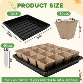NNG germination tray in durable plastic supports consistent watering.