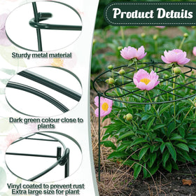 NNG green powder-coated metal blends with garden plants