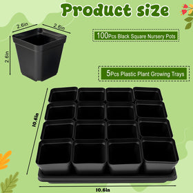 NNG seed starter tray set of 5 keeps seedlings organized