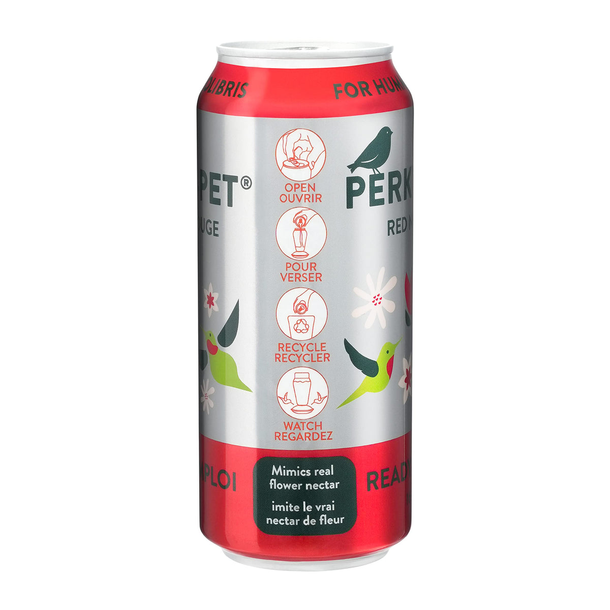 No boiling required with ready-to-use nectar
