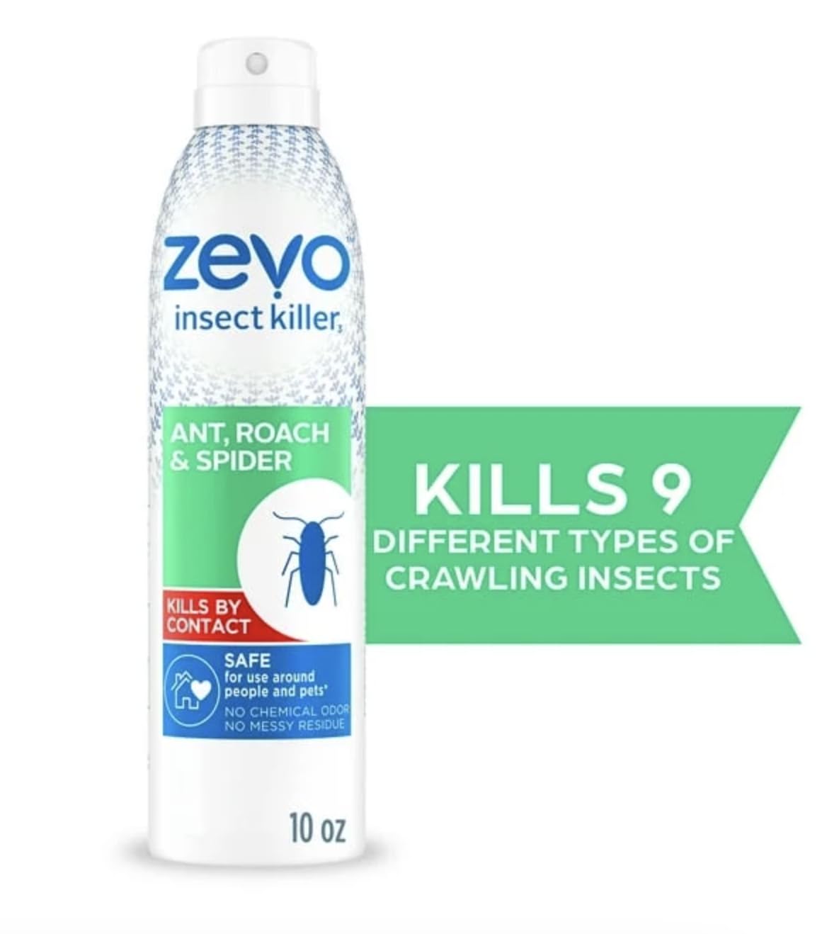 NOASR Zevo Ant and Spider Insect Spray targets common pests rapidly