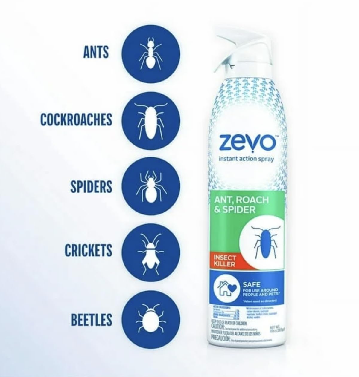 NOASR Zevo insect spray suitable for indoor and outdoor use