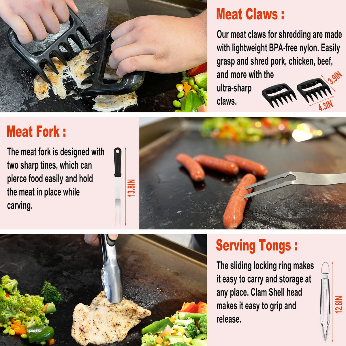 Noble Family griddle press for even heat distribution on burgers