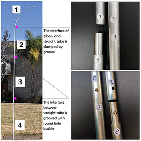 Nobrandd two-pack flag pole kit ready for versatile banner campaigns.