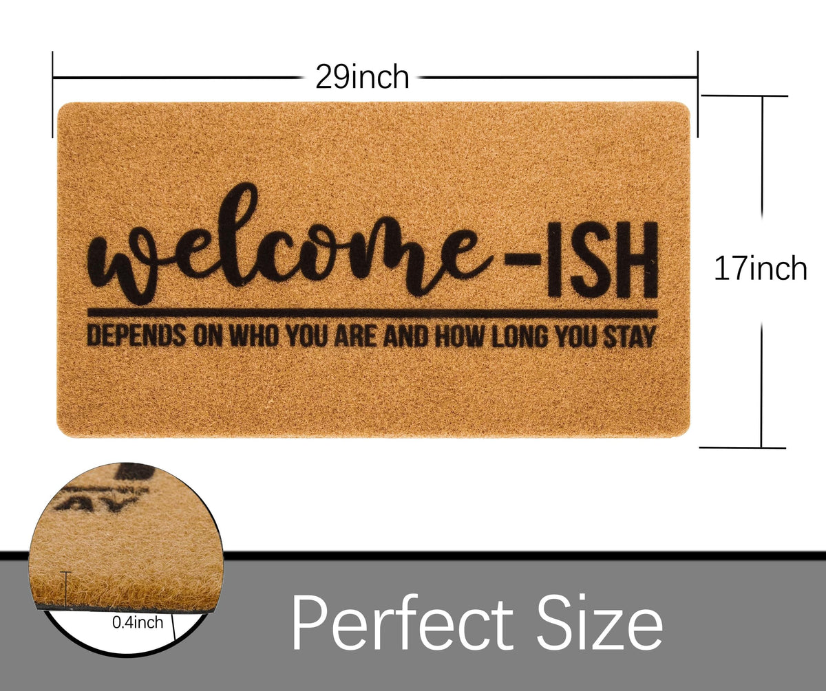 NociHah front porch doormat emphasizing durability for outdoor entry