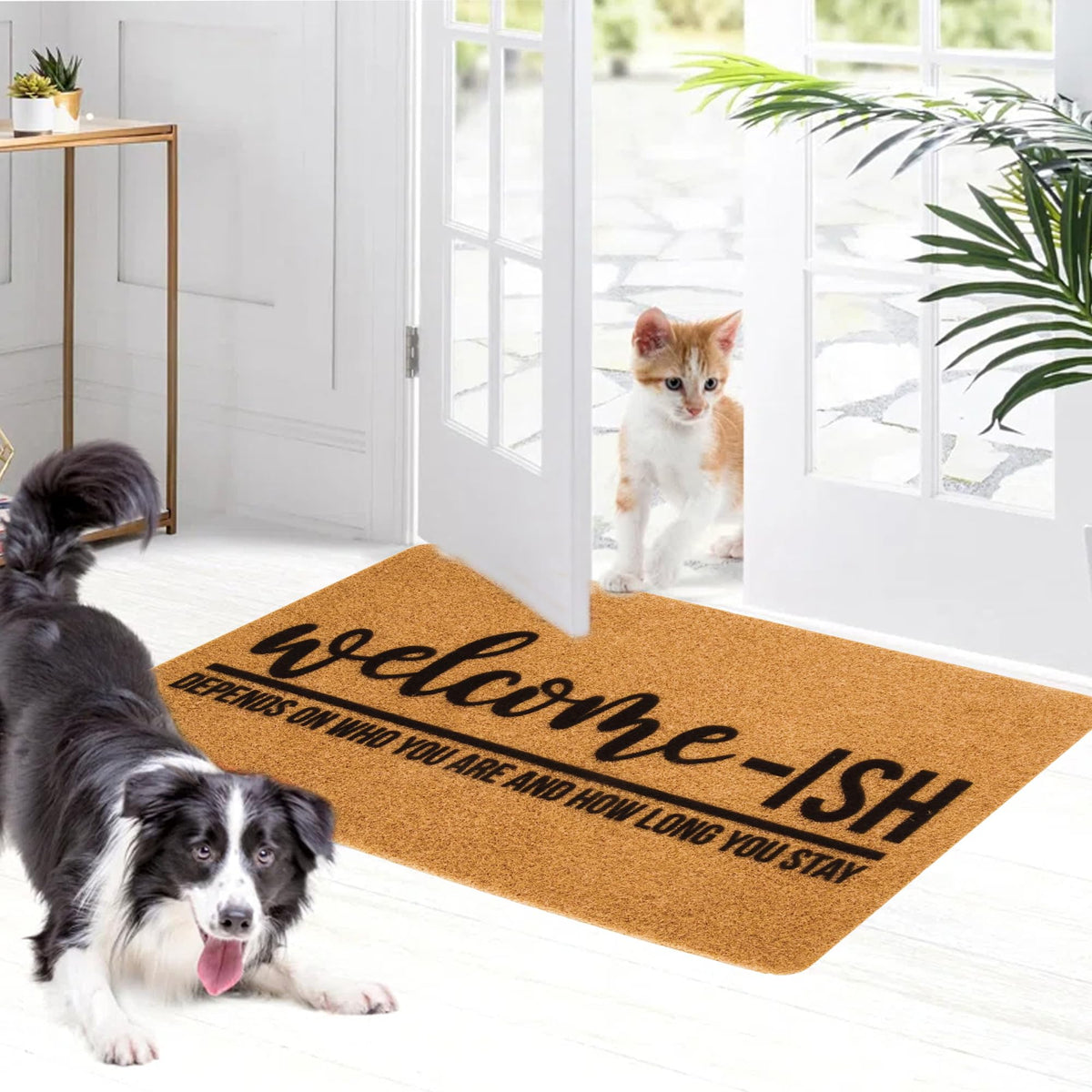 NociHah non-slip doormat surface offering traction at entryways