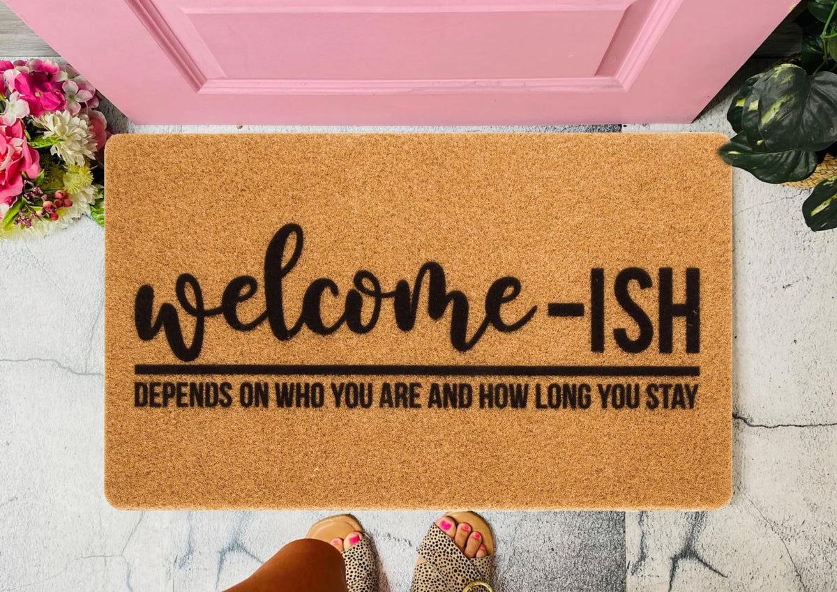 NociHah outdoor entry mat showing dirt removal and easy cleaning