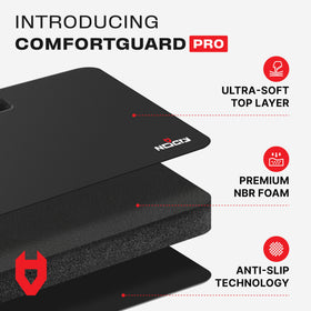 NoCry kneeling pad anti-slip bottom keeps you stable on wet surfaces during yard tasks.
