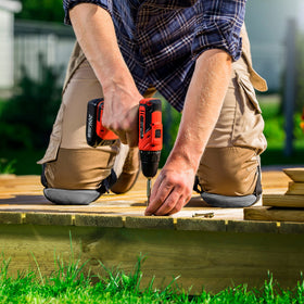 Easy slip-on design with hook-and-loop closures saves time during chores.
