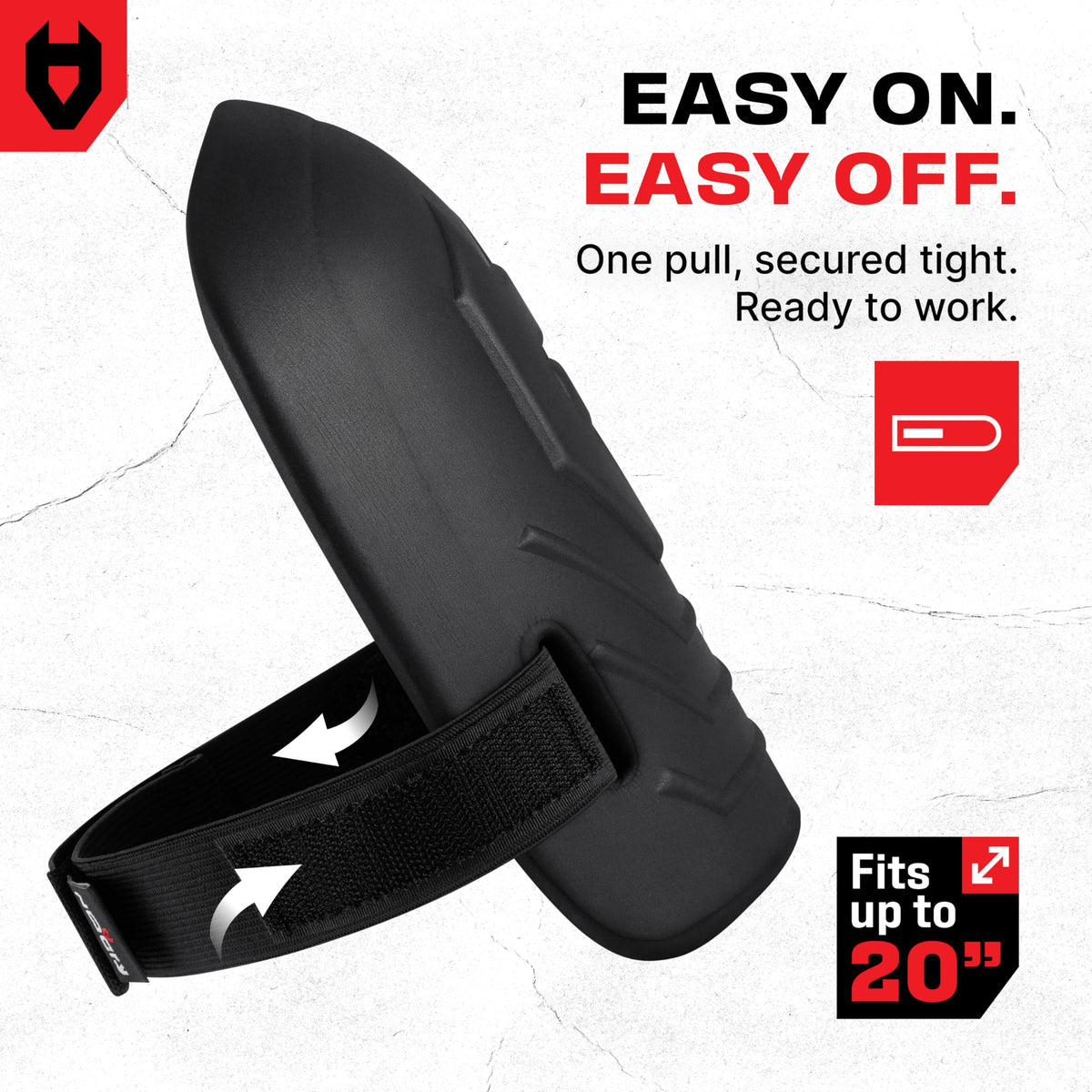 NoCry knee pads offer a secure non-slip fit to prevent slipping.