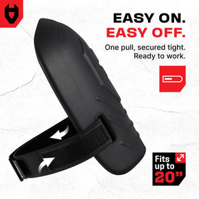 NoCry knee pads offer a secure non-slip fit to prevent slipping.