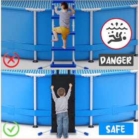 NODMIPNS bunk bed ladder guard helps prevent falls and keeps kids safe.
