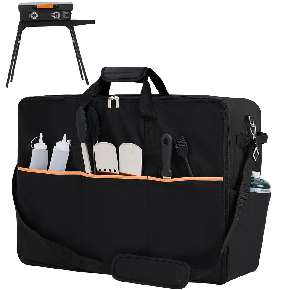 NOELIFE carry bag for Blackstone griddles keeps 22-inch and 17-inch setups organized for travel.
