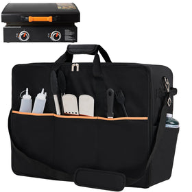 NOELIFE carry bag for Blackstone 22-inch griddle with hood ensures snug, secure fit during transport.