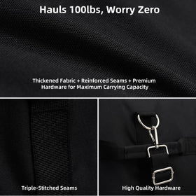 NOELIFE padded shoulder strap eases carrying heavy grills during outings.