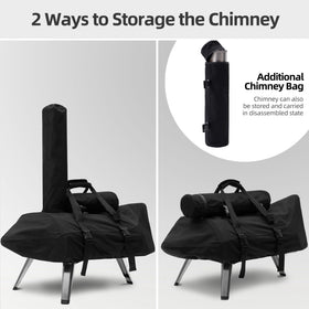 NOELIFE carry cover with top chimney storage for organized accessories
