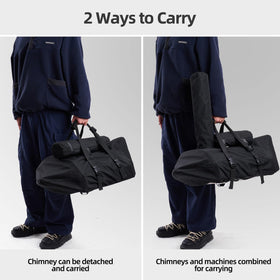 NOELIFE chimney storage bag on top keeps disassembled chimney safe