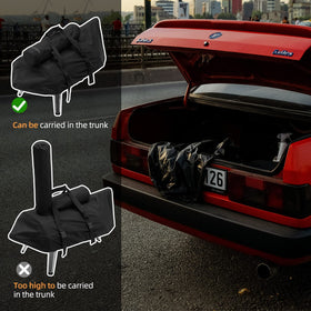 NOELIFE waterproof sealed seams protect the Ooni Karu in wet weather