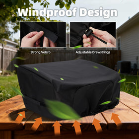 NOELIFE griddle cover sealed seams prevent water intrusion