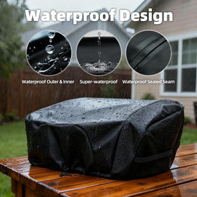 NOELIFE griddle cover features windproof drawstring for secure fit