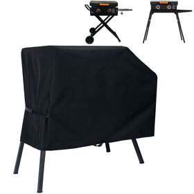 NOELIFE grill cover on Blackstone 22-inch hood and stand protects against rain and dust.