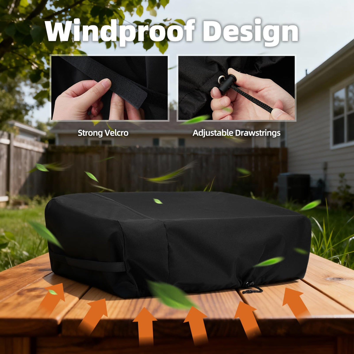 NOELIFE grill cover fits Blackstone 17-inch tabletop griddle without hood for reliable compatibility.